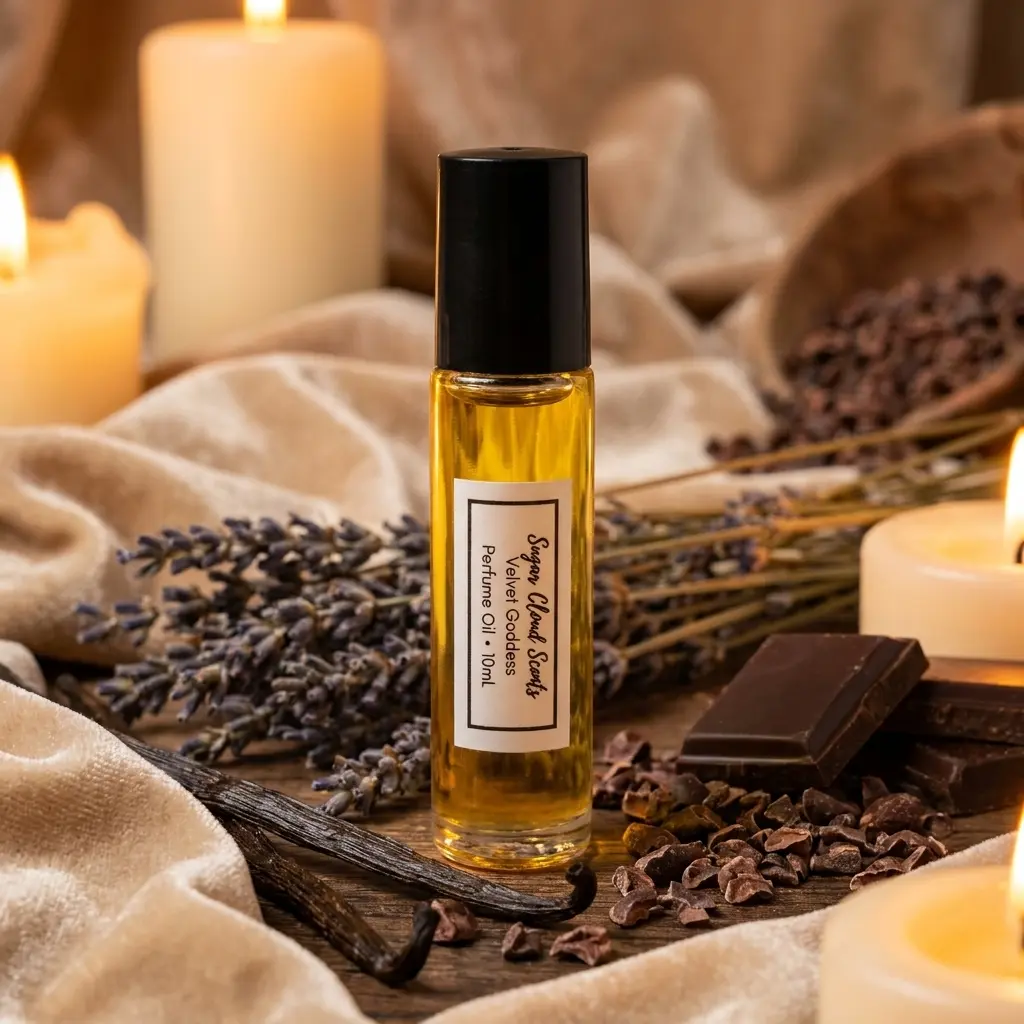 Velvet Goddess – Designer-Inspired Body & Perfume Oil | Creamy Vanilla + Lavender | 10mL Roll-On