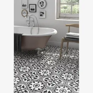 Marrakech Black Cape 8x8 Porcelain Tile