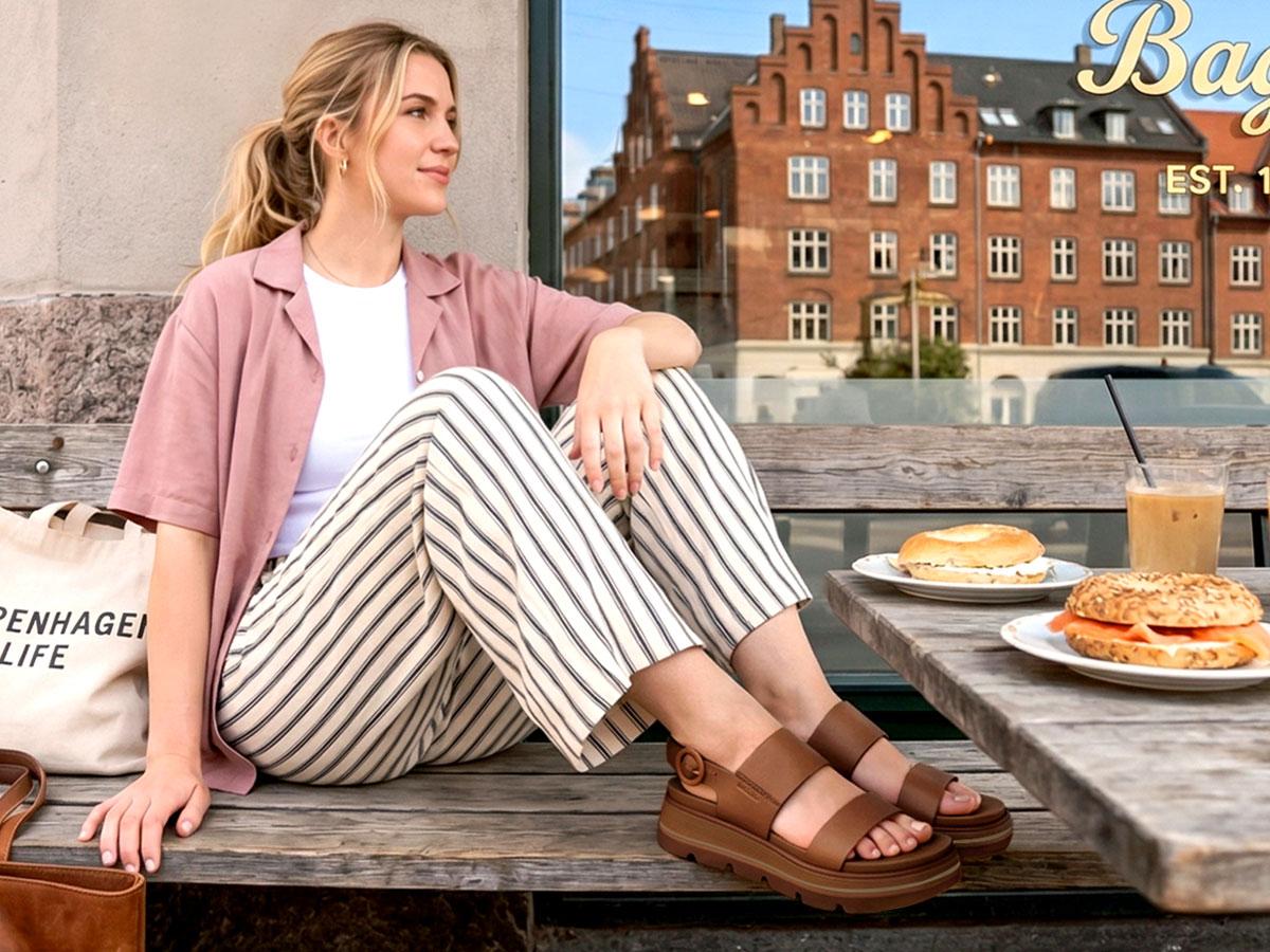 Vilanva women’s platform walking sandals with soft insoles, low wedges, comfortable design and buckle closure—perfect for trendy summer outfits in 2026 #SummerVibes