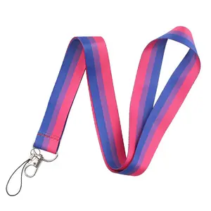 Bisexual Pride Keychain Lanyard