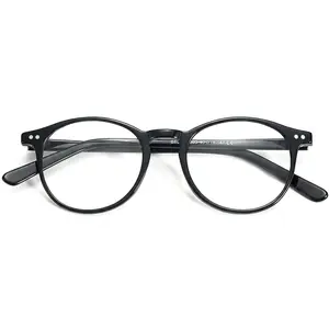 ZENOTTIC Vintage Round Glasses for Women Men Non-Prescription Clear Lens Eyeglasses Frame