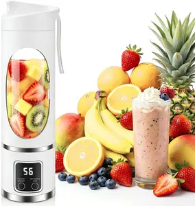 Digital Multimode Juicer Blender - Smart LED Display, Diet-Friendly, Leak Proof Design for Smoothies Liquid Diet, Ice Shakes, Fresh Juice & Baby Food, Compact Blender Smoothieblender for Home & Travel, Mother's Day Gifts