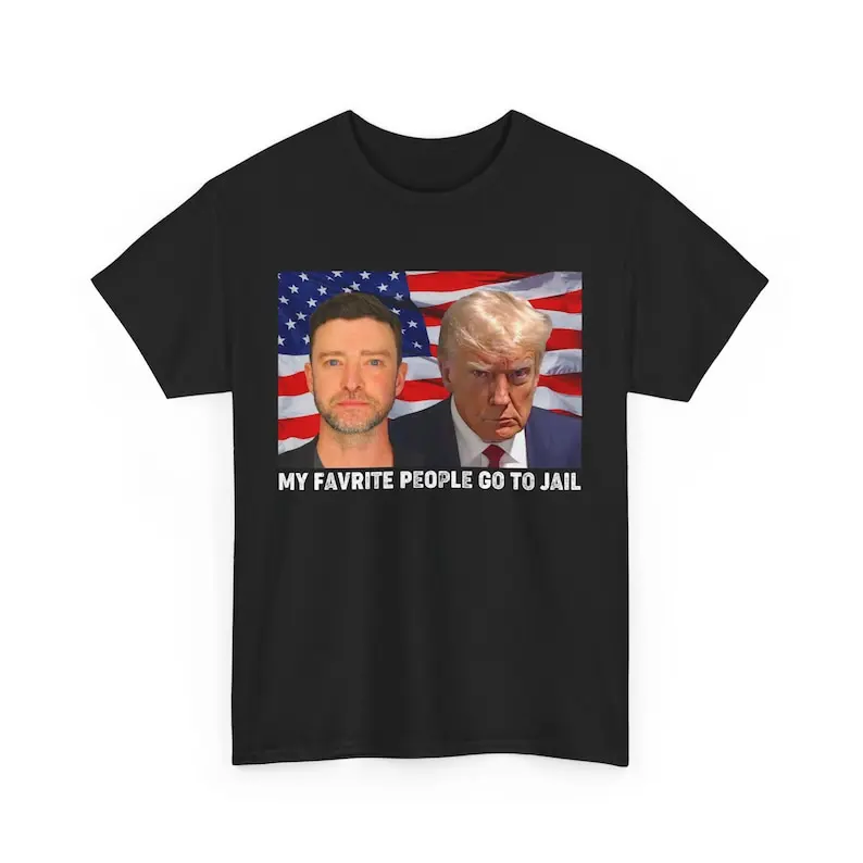 My favorite people go to jail Justin Timberlake shirt, Justin Timberlake mugshot t-shirt, Justin Timberlake funny tee.