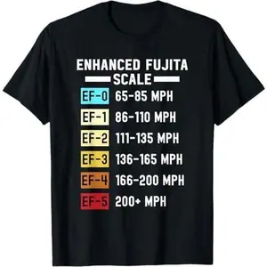 Storm Chaser Enhanced Fujita Scale Tornado T-Shirt