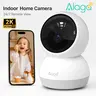 【Alaga AI Home Camera】2K 2.4G/5G WiFi6 Security Camera 3MP CCTV Indoor Monitor 360° PanTilt, Human Detection, Dual-Band, With Alexa