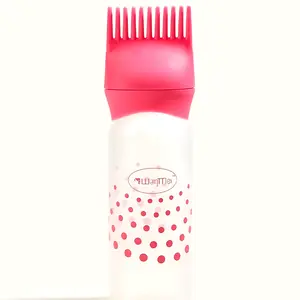 170ml Hair Dye Refillable Bottle Applicator Comb Oil Comb Dispensing Salon Hair Coloring Hairdressing Styling Tool Haircare Heatless  nicole  hairbrush