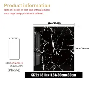 10/20/30 Piece Thick Foam Self-Adhesive Wall Tiles, Easy Peel and Stick, Cleanable and Cuttable, Home Decor for Living Room, Kitchen, Bedroom, Office