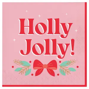 Nutcracker Multicolor Disposable Paper Napkins, 6.5 in x 6.5 in, 32 Count, by Holiday Time
