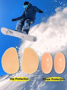 Silicone Hip Pad Joint Mat | Self-adhesive Fit Design Activities Free Ski Mountaineering Ride Can Buffer Collision to Relieve Pain