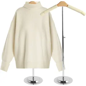 2 Pcs Shirt Shoulder Stand Adjustable Shirt Display Stand Round Base Shirt Display Rack Multifunctional Shirt Hanger Display Flexible Shirt Display Rack for Shirts Jackets Dresses