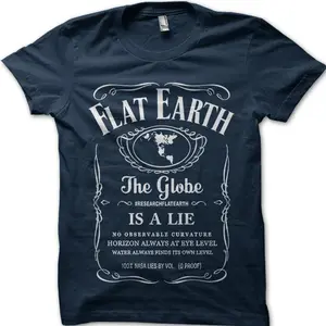 Flat Earth, Earth is FLAT, Firmament, NASA Conspiracy Globe Lie t-shirt 9106