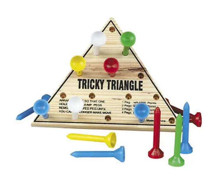 Original Cracker Barrel Tricky Triangle Game - Travel Games