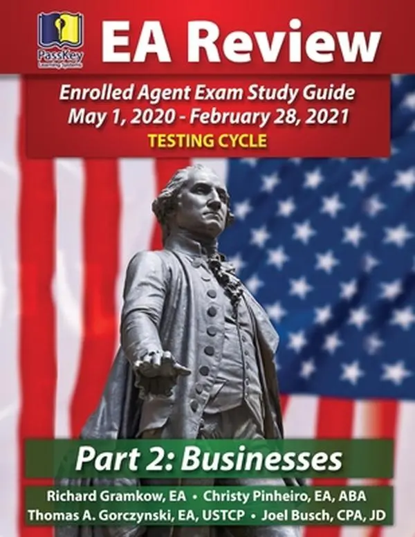 USED Book - PassKey Learning Systems EA Review Part 2 Businesses; Enrolled Agent Study Guide: May 1, 2020-February 28, 2021 Testing Cycle by Busch, Joel (Paperback) - english
