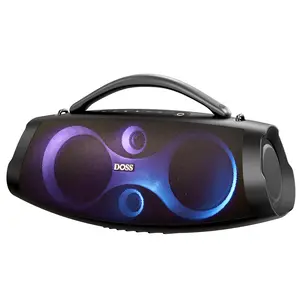 DOSS Extreme Boom Pro D200 240W Peak Outdoor Speaker with Punchy Bass 24H Playtime Power Bank Beat-Synced Light BT5.4 Stereo Pairing IPX6 Waterproof for Camping Beach Tailgate Party Audio - Smartphone