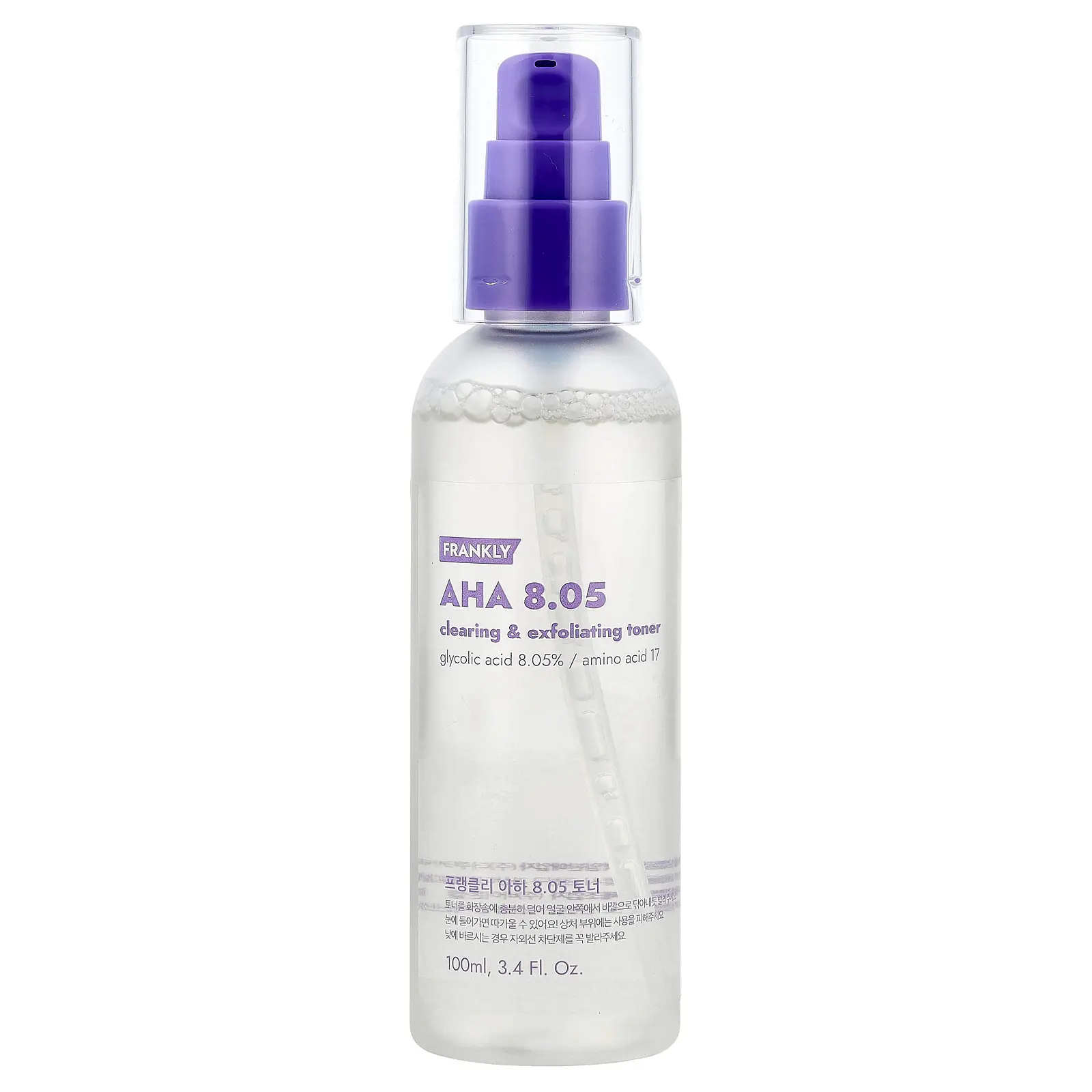 Frankly AHA 8.05% Toner, 3.4 fl oz (100 ml)