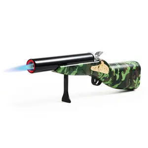 Butane Torch Lighter, Refillable Soldering Torch with Adjustable Flame for Welding, Resin Art, Industrial and Cigar (Butane Gas Not Included))