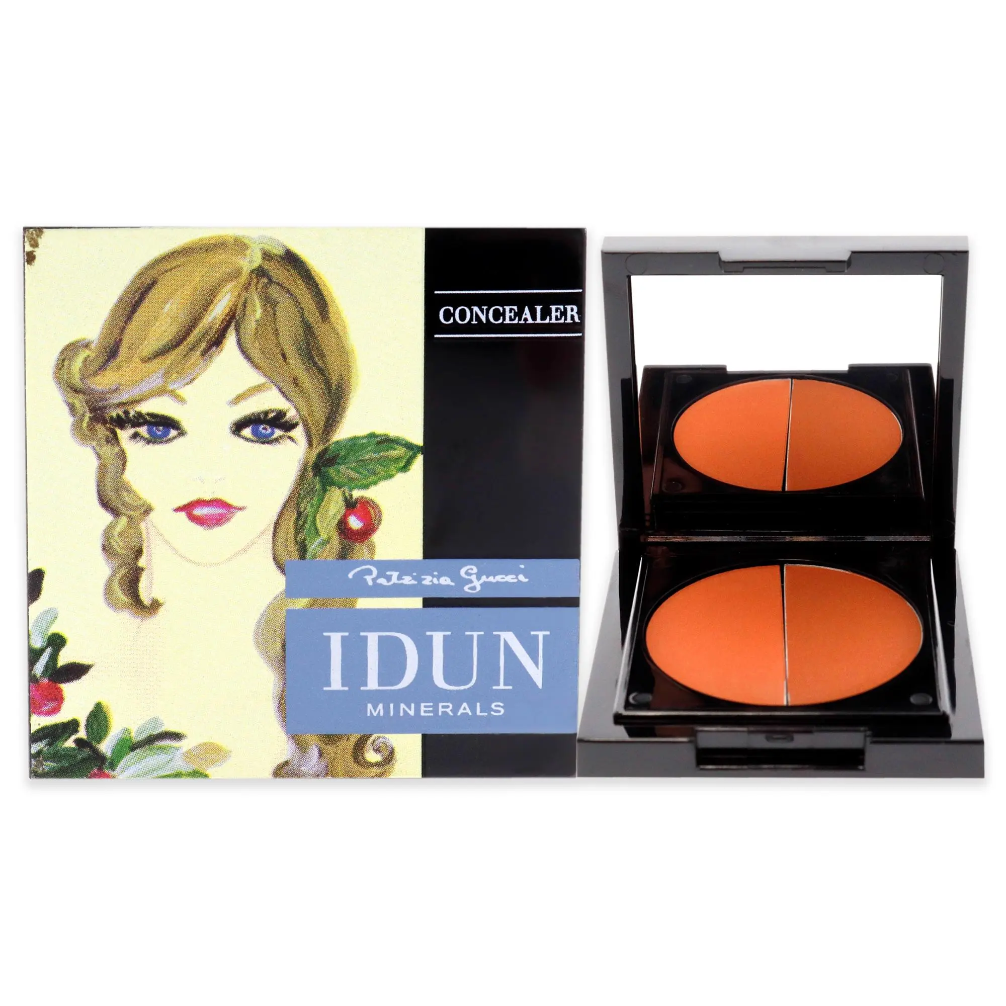 Women's Duo Concealer - Idun Minerals 023 Lavkoja, Imperfection-Concealing, Versatile Solution, 0.9oz Beauty & Personal Care Product