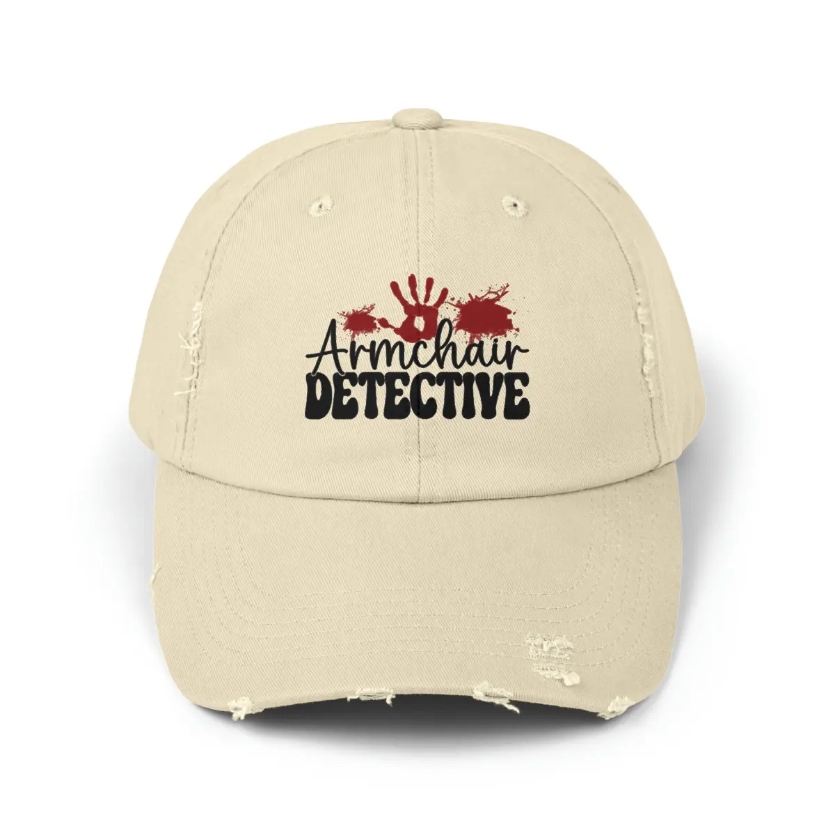 Arm Chair Detective - Unisex Distressed Cap