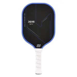 JUCIAO USAPA Approved Thermoformed Unibody T700 Raw Carbon Fiber Pickleball Paddle with Foam Edge, Spin Textured Surface, 3.0 oz Weight