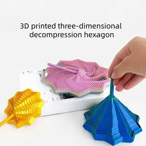 3D Printed Stress Relief Radish Tower Stackable Toy, Gradual Spiral Tower Rotating Cure Toy, Best Selling Kids Relaxation Toy