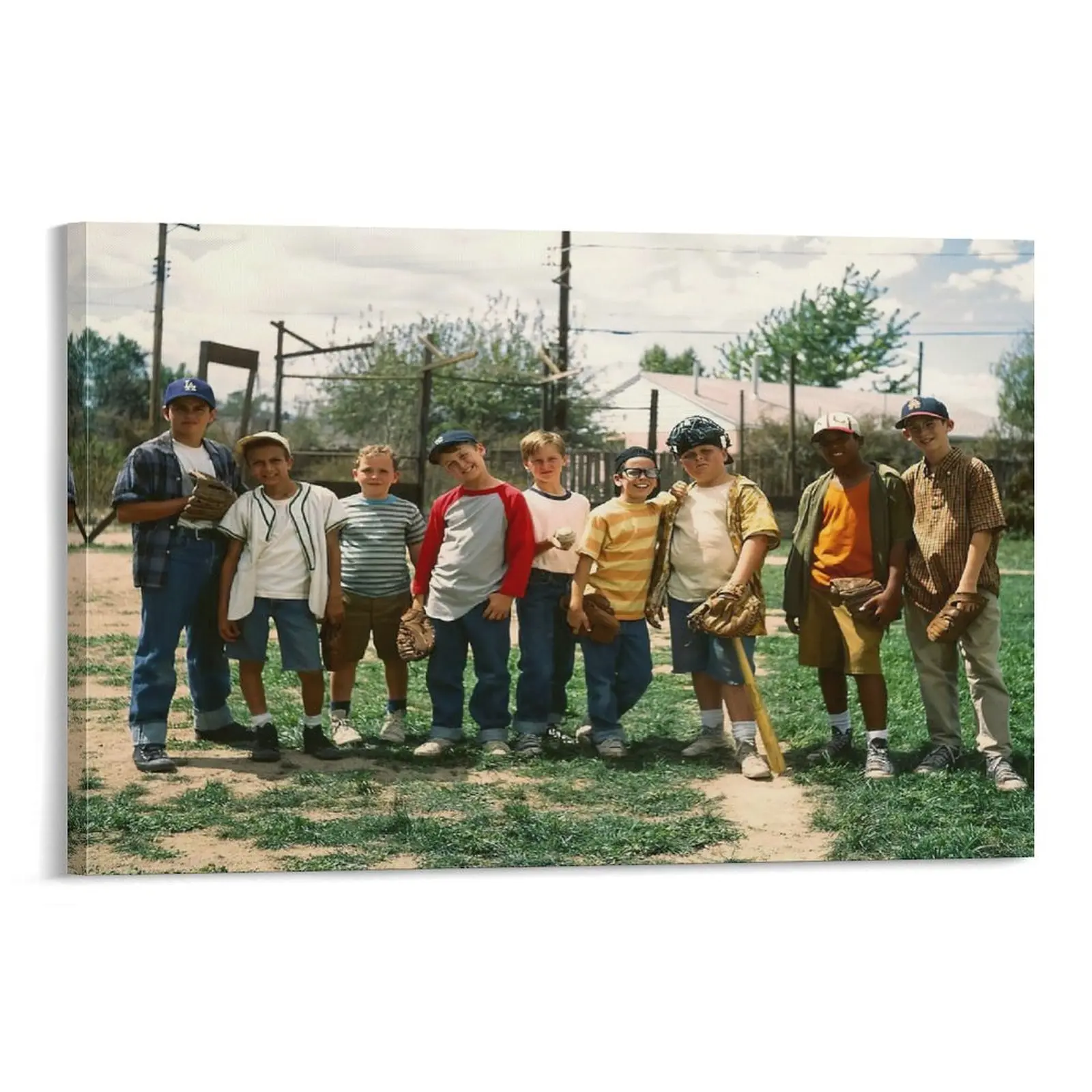 The Sandlot Poster 7 Poster Canvas Wall Art For Bedroom Decor Bar Office Room Decor Gift