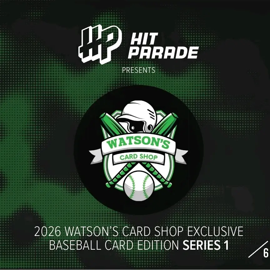 (Divy) 2026 Hit Parade Card Watson's Card Shop Exclusive Autographed Baseball Card Box(See description/pictures for more details).