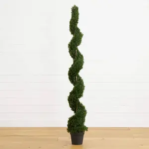 6' Cedar Spiral Silk Tree (In-door/Out-door)