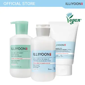 Sensitive Skincare Trio (Facial Cleanser, Milky Toner, Cream) | Hypoallergenic & Gentle on Sensitive Skin, Instant Hydration, Vegan Moisturizers for All Skin Types (8.45 fl.oz + 8.45 fl.oz + 6.76 fl.oz)