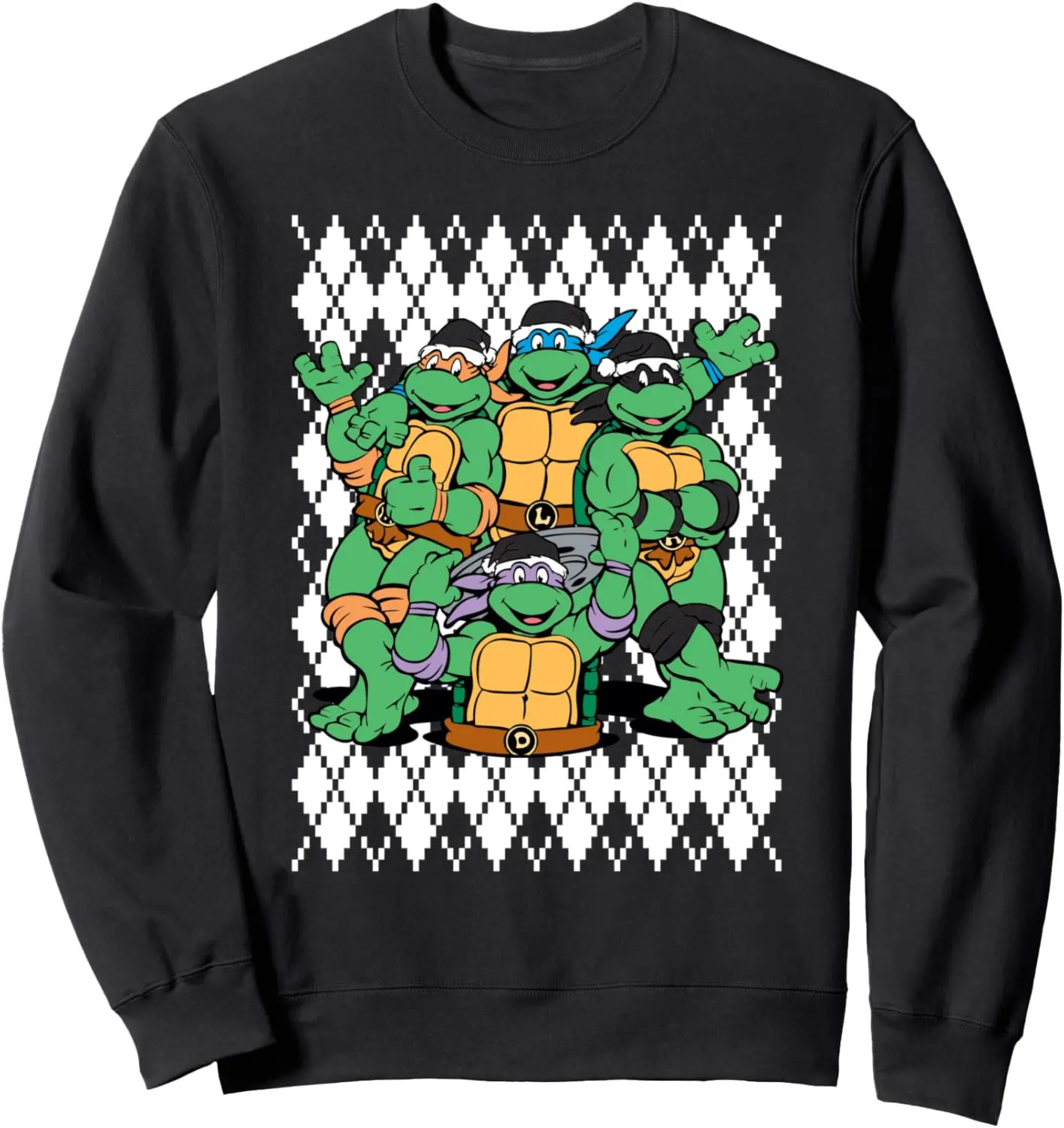 TMNT Ninja Turtles Ugly Christmas Sweater Sweatshirt