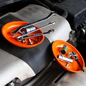 Stainless Steel Magnetic Tray, Strong Magnet Tool Bowl, Thickened Tray for Metal Parts, 3-6 Inch Sizes, Ideal for Bolts and Screws