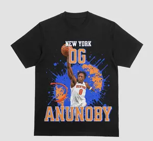 OG Anunoby New York Basketball Shirt, Vintage Graphic Tee, Knicks Fan Gift