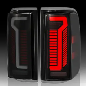 OKSIWA Sequential Full LED Tail Lights for 2004-2008 Ford F150 - Animated, Dynamic Turn Signal, Brake, Reverse - Smoked Rear Light Assembly