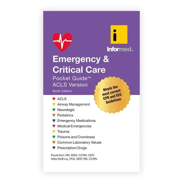 Emergency and Critical Care Pocket Guide, ACLS (9e)