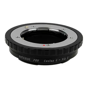 Fotodiox Pro Lens Adapter For Select Contax G Lenses to Nikon Z-Mount Cameras with Built-in Focus Control Dial
