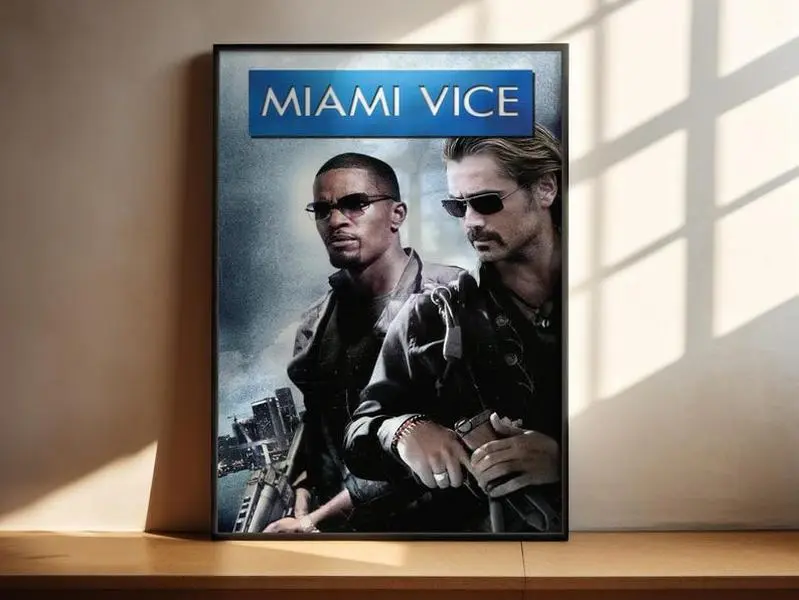 Miamiii Vice (1984) Movie Poster | High Quality Print