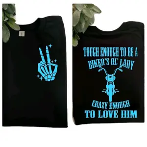 biker shirt tough ol lady humor cute popular trending trendy motorcycle riding rider Short Sleeve tshirt Top