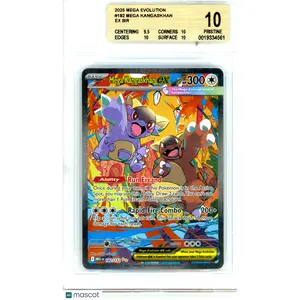 2025 Pokemon Mega Evolution Mega Kangaskhan ex #182 SIR BGS 10 PRISTINE