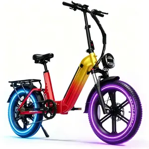 EF1 Foldable   peak motor, 20*4.0 fat tires, 960WH battery, 63 miles cruising range, 28mph maximum speed. It is an adult electric vehicle suitable for commuting, mountain and off-road riding, and ideal for outdoor entertainment. ebike 1500w us