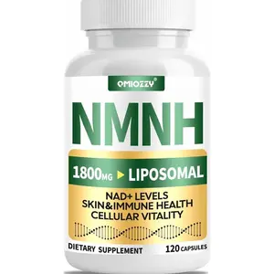 NMNH Supplement 1000mg - Nicotinamide Mononucleotide Alternative, Boost NAD+ with Liposomal Resveratrol & Nicotinamide Riboside NR, for Healthy Cellular, Aging, Energy, 120 Vegan Non-GMO Capsules