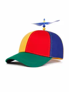 Adult Propeller Hat, Unisex, Adjustable, Rainbow Helicopter-Shaped Headband, Fun Holiday Accessory, Unique Party Costume Hat, World Cup Celebration Hat