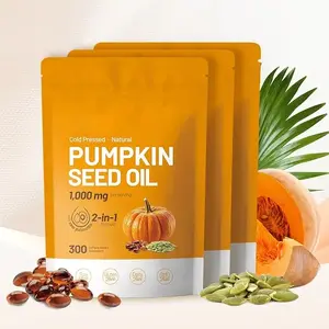 Antioxidant Dietary Supplement Pumpkin Seed Oil 1000mg with Saw Palmetto 300 Softgels Healthcare Vitamin