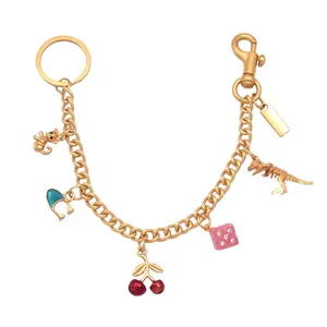 2026 Trendy Bag Charm Keychain for Women - Purse Extender Chain, Jeans Chain & Handbag Accessories, Stylish Crossbody Bag Decor  cute cherry bag charm