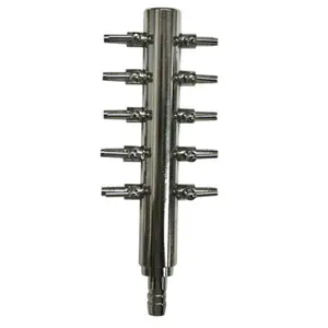 Grow1 Chrome Air Divider, 10 Outlet