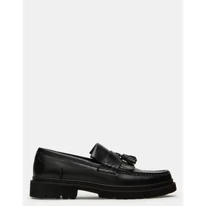 Steve Madden ARTHUS BLACK LEATHER