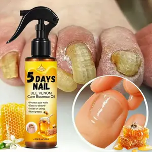 Bee Venom Nail Essence Oil 120mll Bee venom +salicylic acid + collagen, strengthens nails andnourishes cuticles Vitamin C brightens nailsurface,spray design suitable for both hands andfeet Nail Strengthening Serum Nai Care Serum