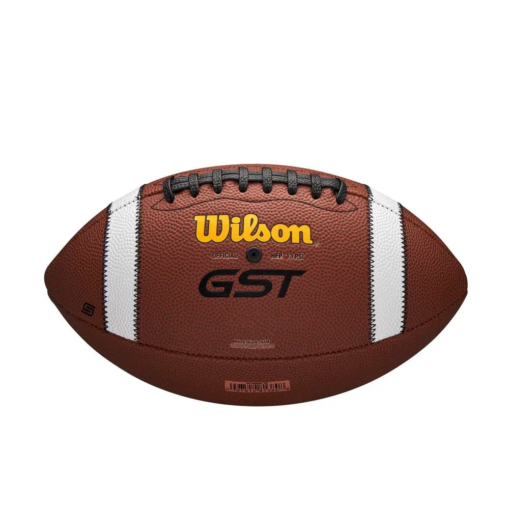 Wilson GST Speed Skin Official Football - Brown Wilson GST Speed Skin Official Football - Brown