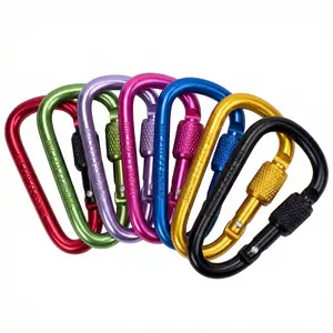 7-Pack Colored Screw Buckles Lightweight Aluminum Alloy for Backpacks and Everyday Use Durable and Versatile 7-Pack