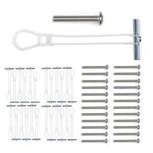 Elephant Anchors EDA1426 | 25 Sets | Heavy Duty Toggle Bolts for Metal Stud & Drywall | 200lbs Capacity | Easy Install TV Mounting Solution