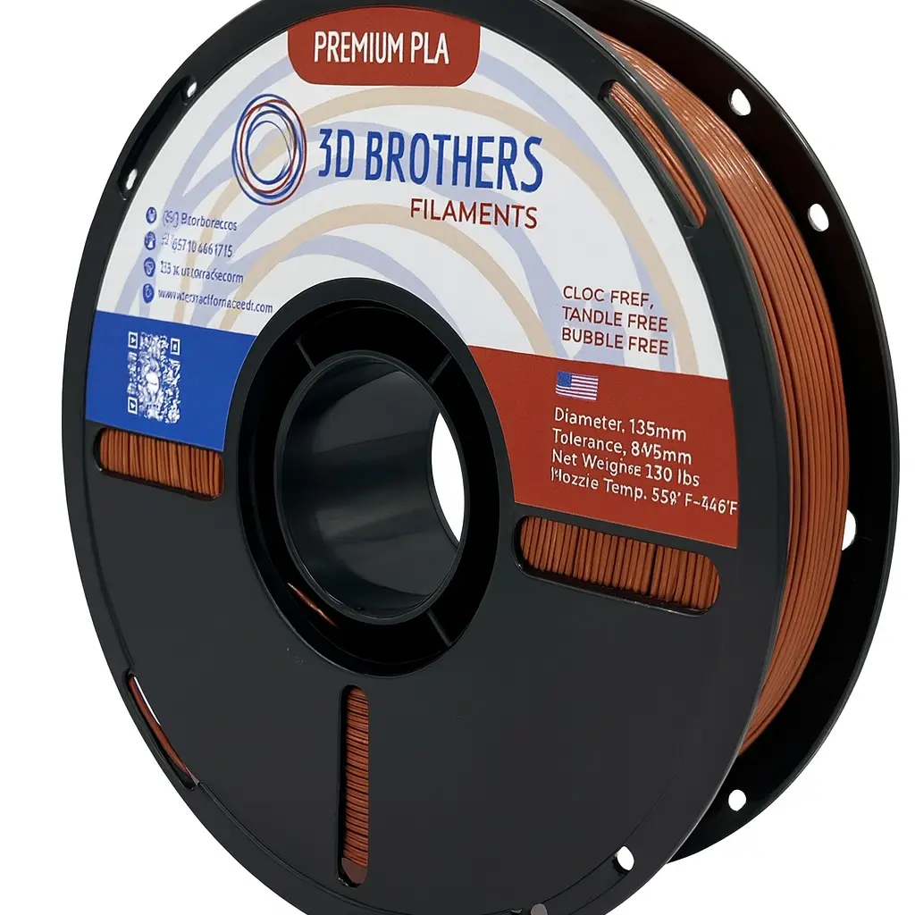 Copper Metallic - PLA Filament - Copper Metallic 1kg - 1.75mm