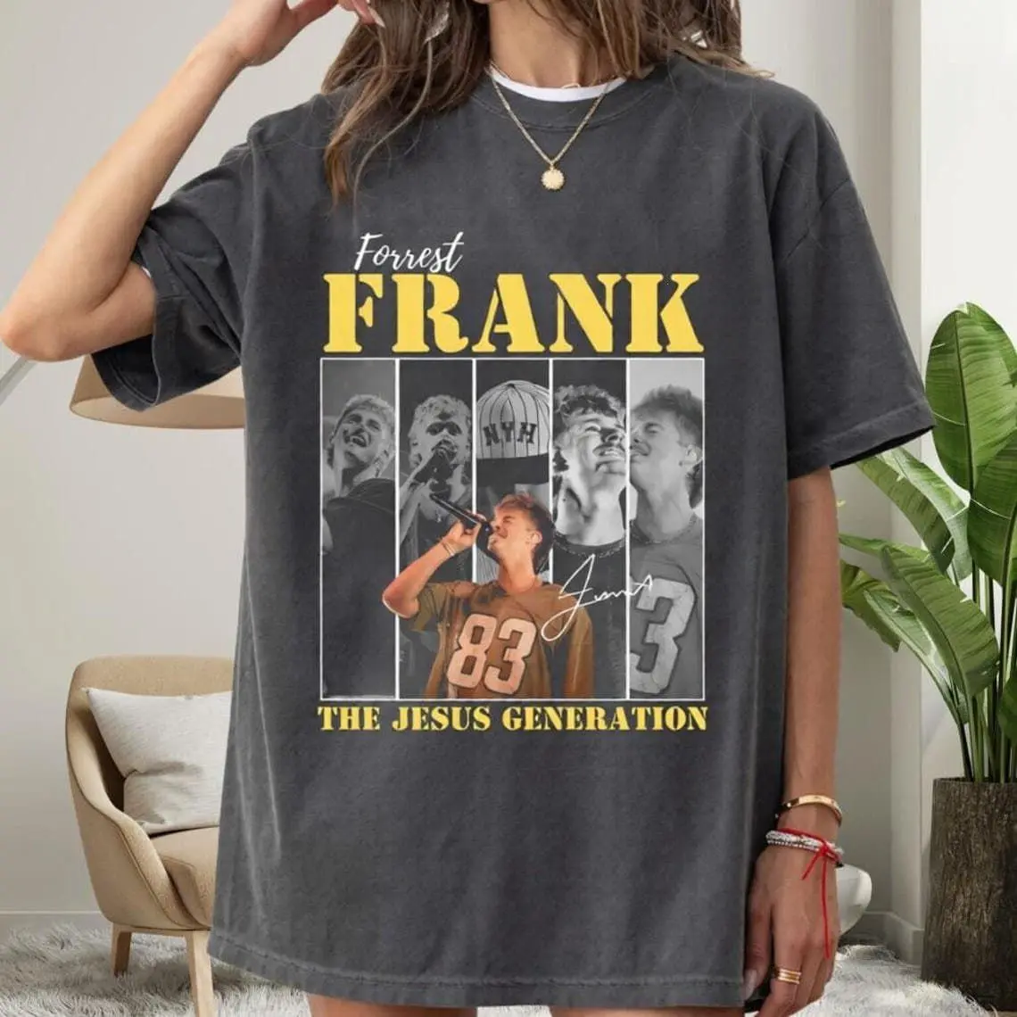 Forrest Frank Jesus Generation Tour Inspired T-Shirt Vintage Christian Music Tee Comfort Colors 1717 Graphic Shirt